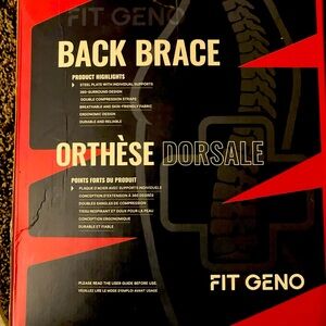 Fit geno back brace size XL